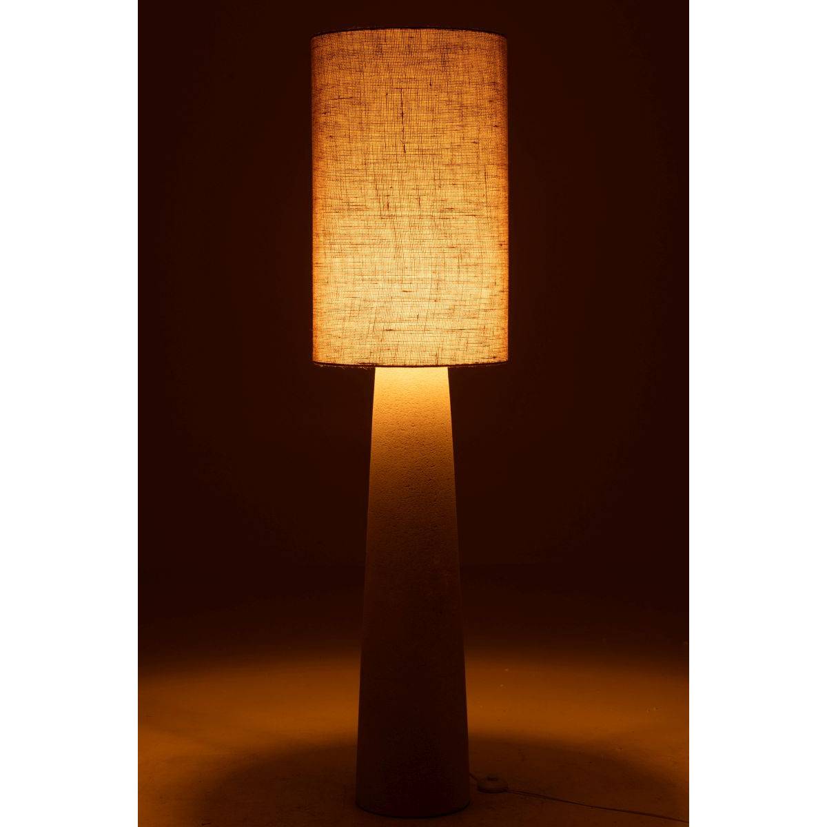 J-Line - Lampadaire en Fibre de Verre "Ava" 168cm Naturel - Image 3