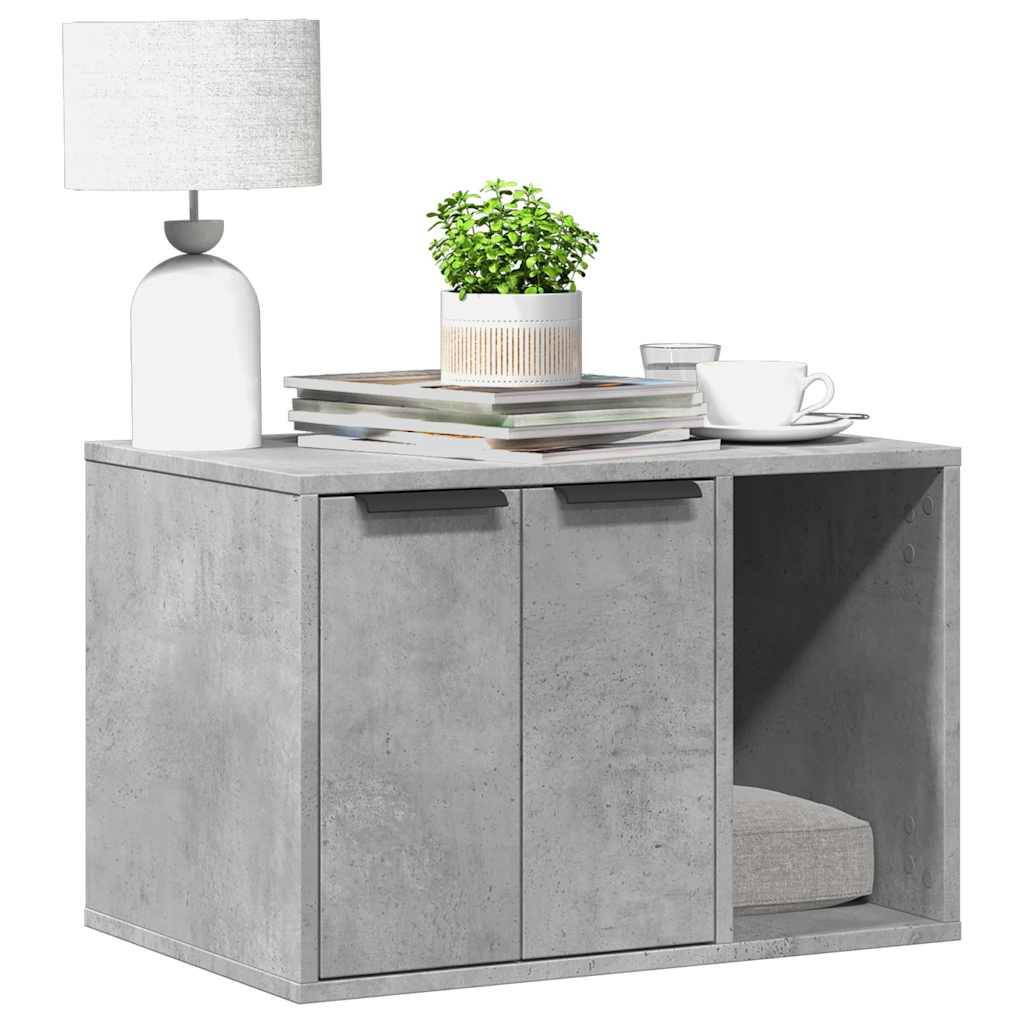 Prolenta Premium - Meuble à litière pour chat bois gris 60 x 40 x 40 cm - Prolenta premium p344.0 - Image 1