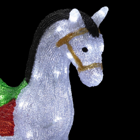 Cheval lumineux extérieur H50cm 70 LED + transfo FEERIC LIGHTS & CHRISTMAS - Image 2