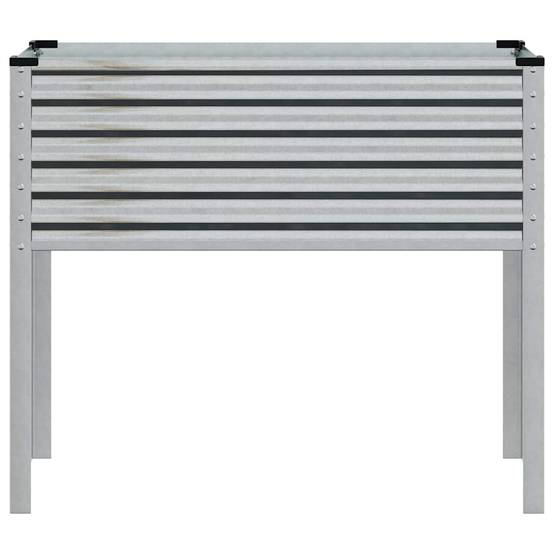 ComfortXL - Grande jardinière surélevée Acier galvanisé potager 100cm Argenté – ComfortXL Outdoor Living - Image 4