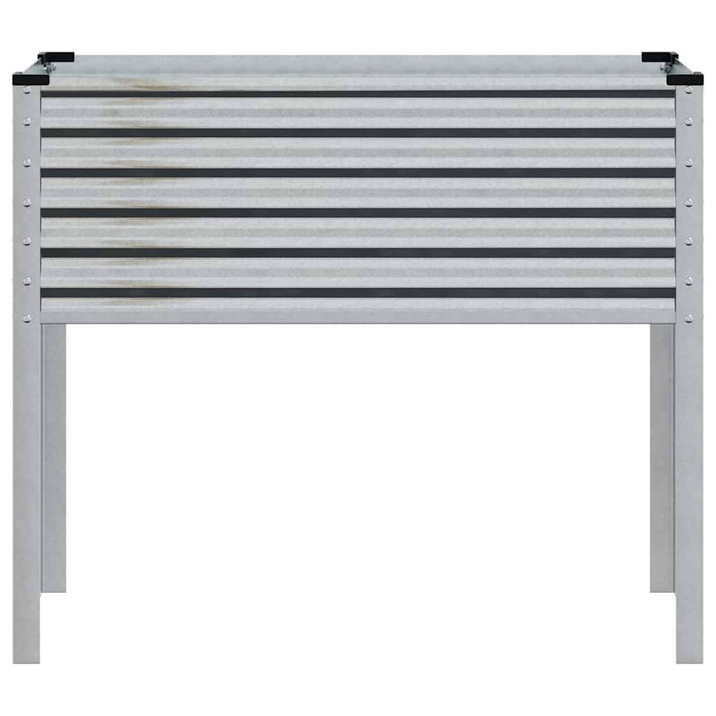 ComfortXL - Grande jardinière surélevée Acier galvanisé potager 100cm Argenté – ComfortXL Outdoor Living - Image 4