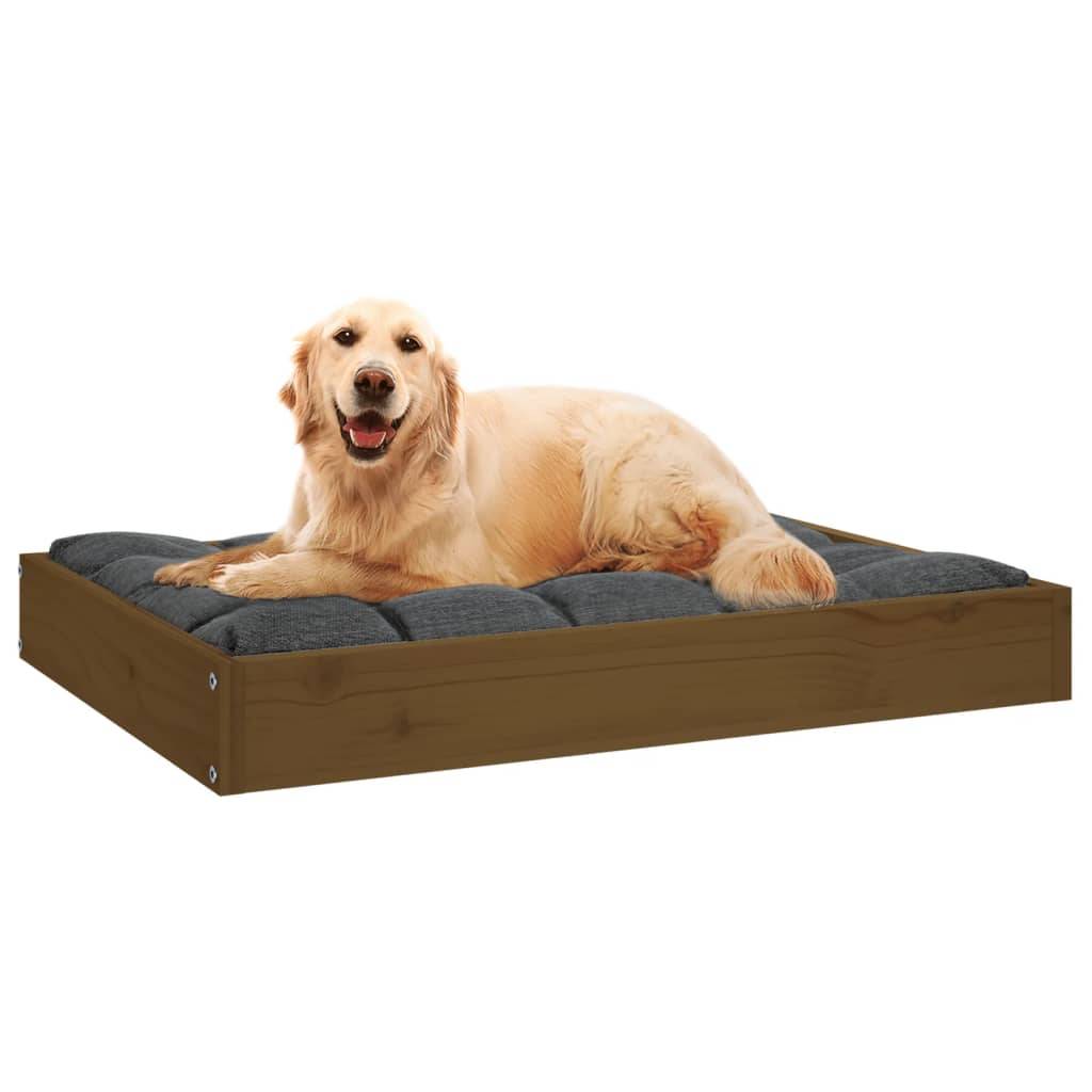 Vidaxl - Lit pour chien Marron miel 71,5x54x9 cm Bois de pin solide vidaXL 820859 - Image 7
