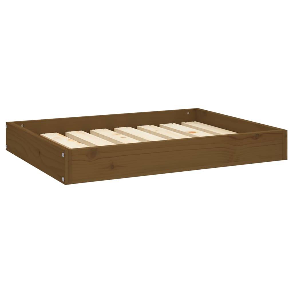 Vidaxl - Lit pour chien Marron miel 71,5x54x9 cm Bois de pin solide vidaXL 820859 - Image 2