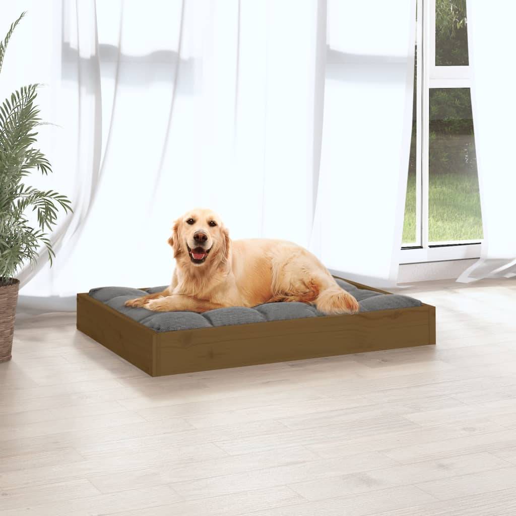 Vidaxl - Lit pour chien Marron miel 71,5x54x9 cm Bois de pin solide vidaXL 820859 - Image 6