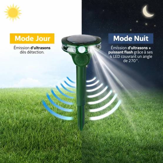 Autre - Anti-nuisible à ultrasons solaire à l'unité - Image 2