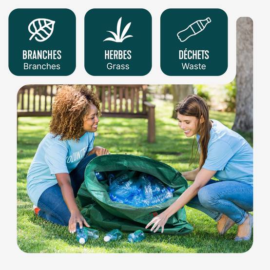 Sac de jardin 500L Lot de 6 sacs Extra Large - Image 5