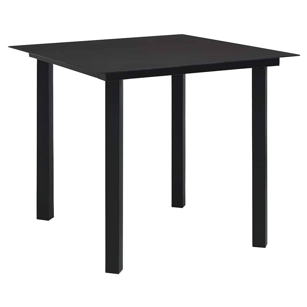 Vidaxl - Ensemble à manger de jardin 5 pcs-Salons de jardin Noir Rotin PVC 826039 - Image 7