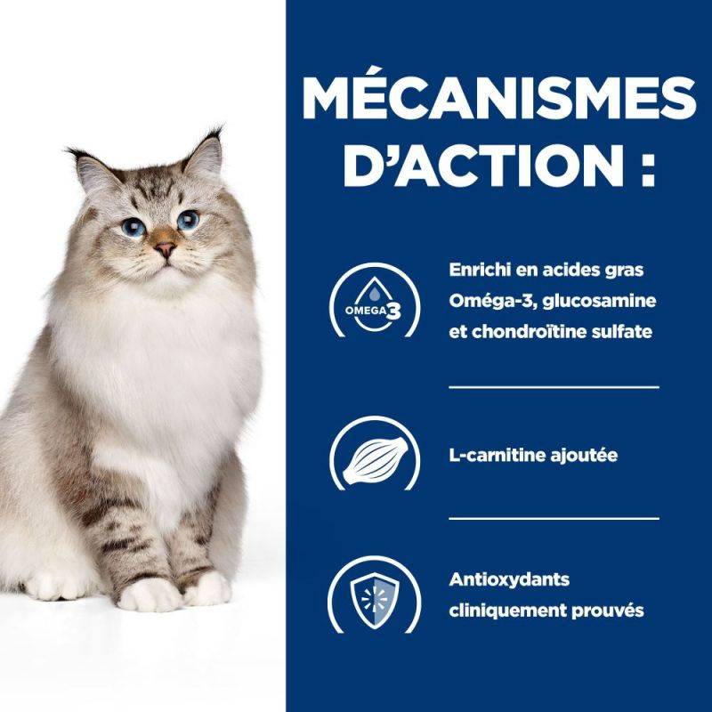 CROQUETTES CHAT ADULT PRESCRIPTION DIETS J/D JOINT CARE - HILL'S 1,5 kg - Image 4
