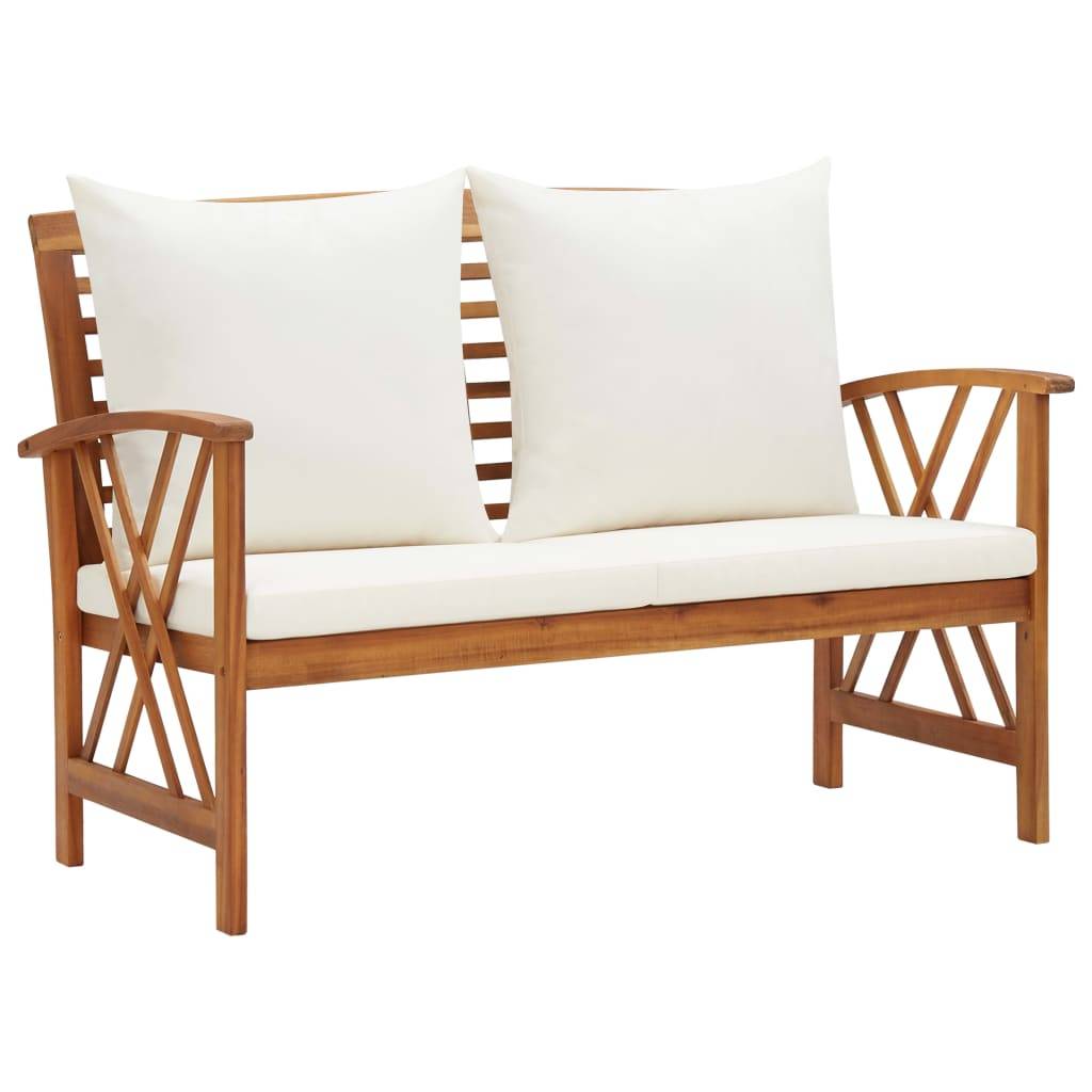 Prolenta Premium - Banc de jardin Blanc 67 X 119 cm - Prolenta Premium - Image 1