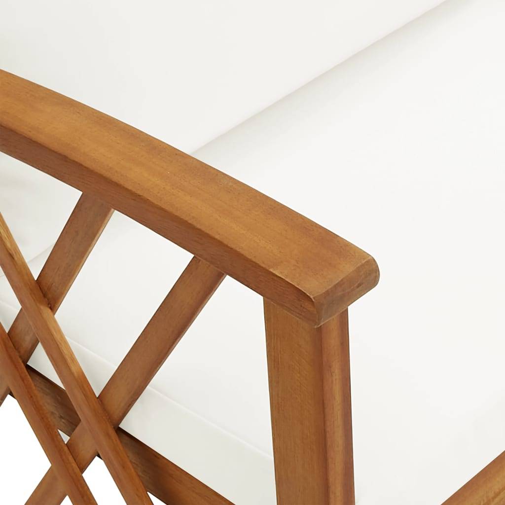 Prolenta Premium - Banc de jardin Blanc 67 X 119 cm - Prolenta Premium - Image 6