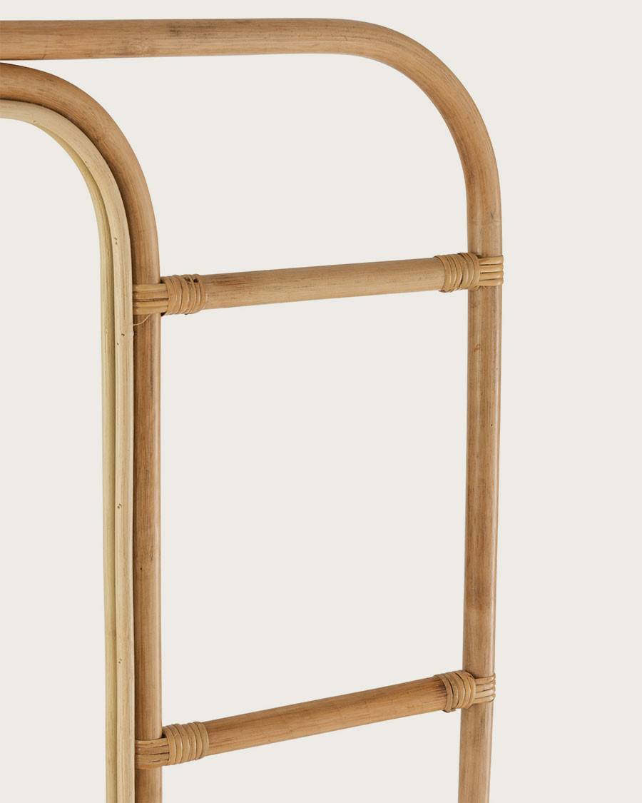 Lana - Miroir échelle vertical en rotin tressé - UNIQKA - Image 4