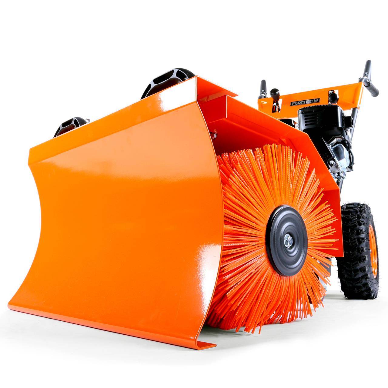 FUXTEC - Balayeuse déneigeuse thermique - FUXTEC FX-KM196 - avec brosse de balayage, sans embout optionnel - Image 6