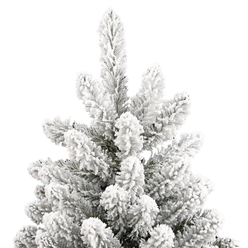 ComfortXL - Sapin de Noël artificiel floqué PVC très grande taille intérieur Blanc 300 cm – ComfortXL Outdoor Living - Image 4