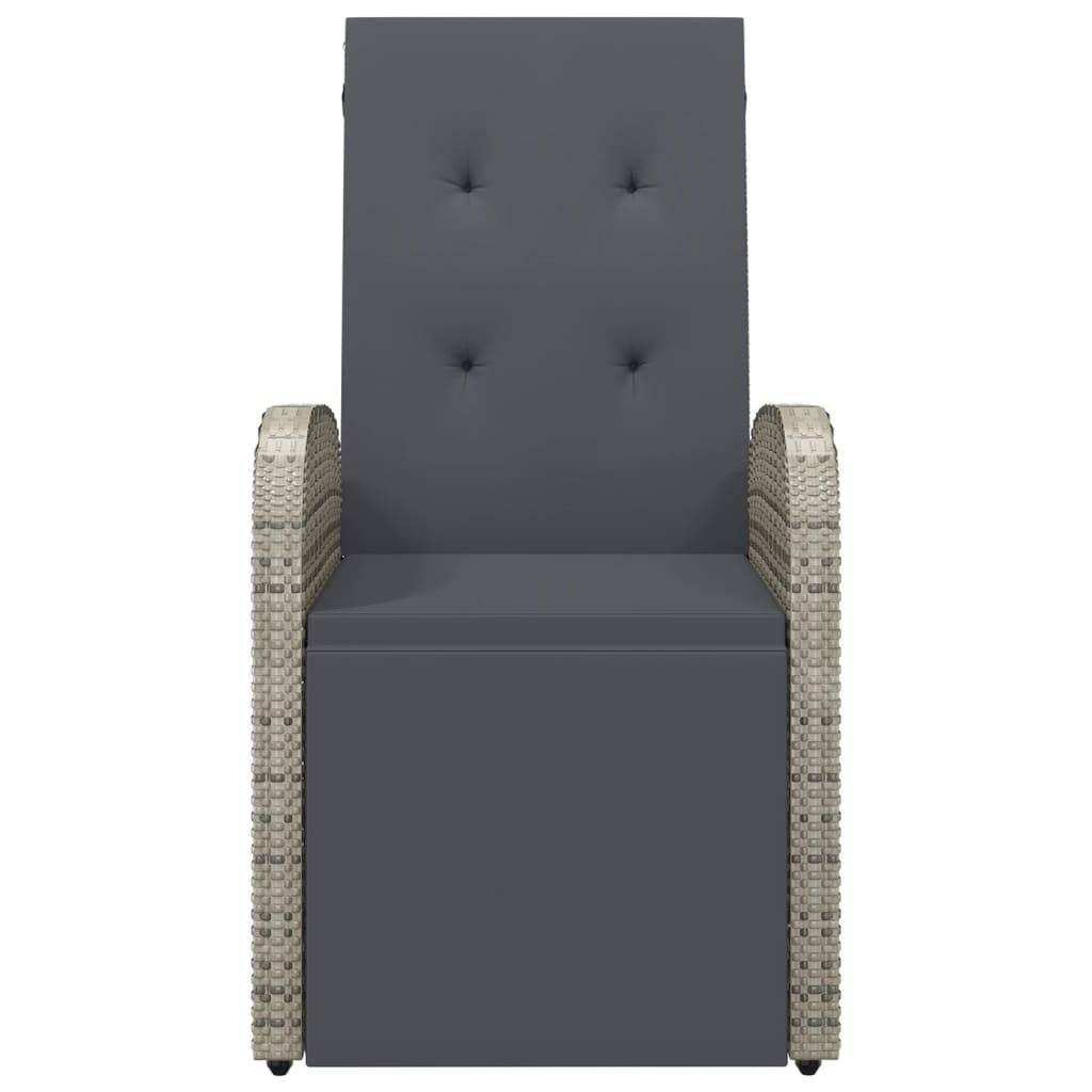 Vidaxl - Chaises de jardin inclinables coussins lot de 2 Résine tressée vidaXL 319538 - Image 5