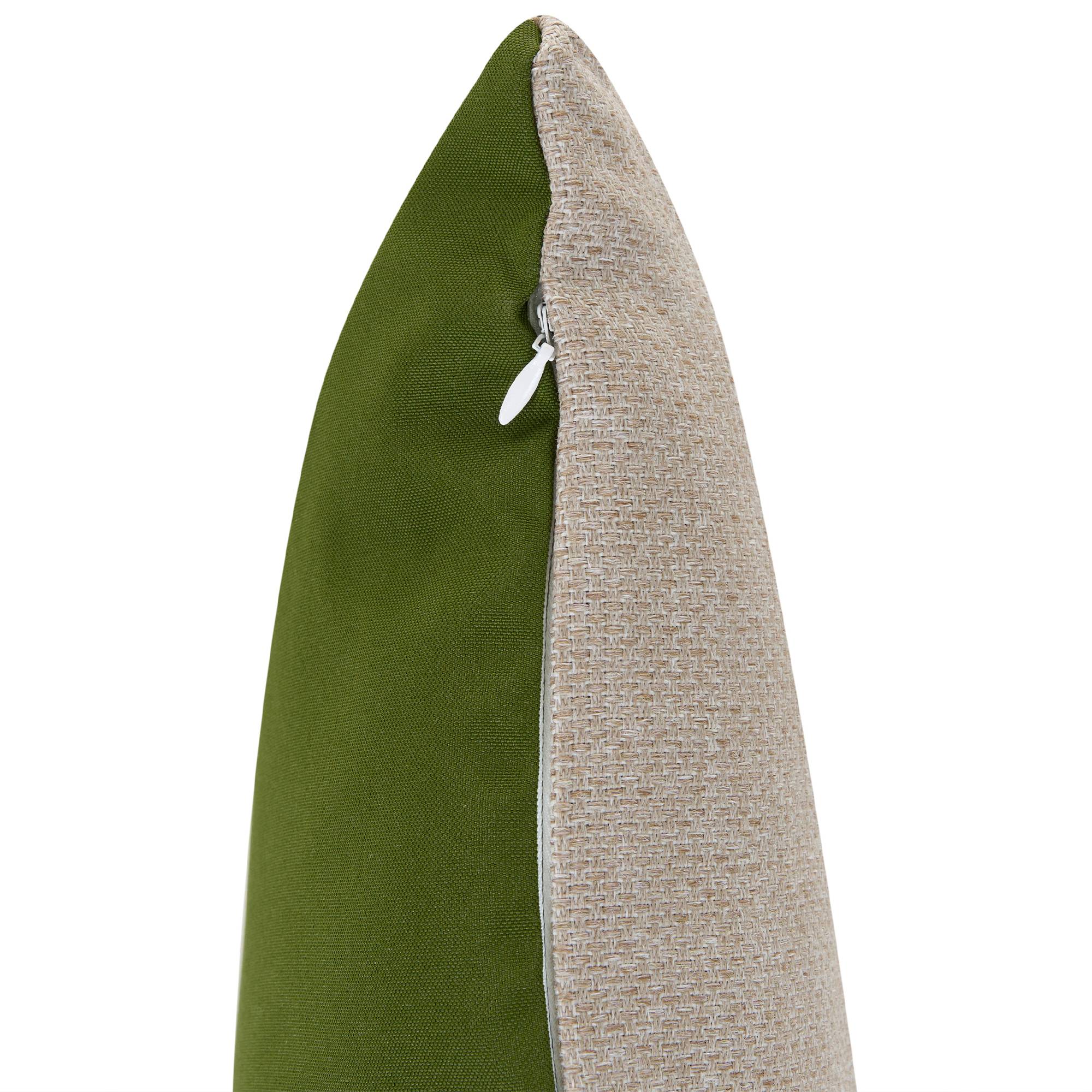 Beliani - Coussin d'extérieur Oléfine Beige/vert ALETRIS - 45x45x10- Beliani - Image 8