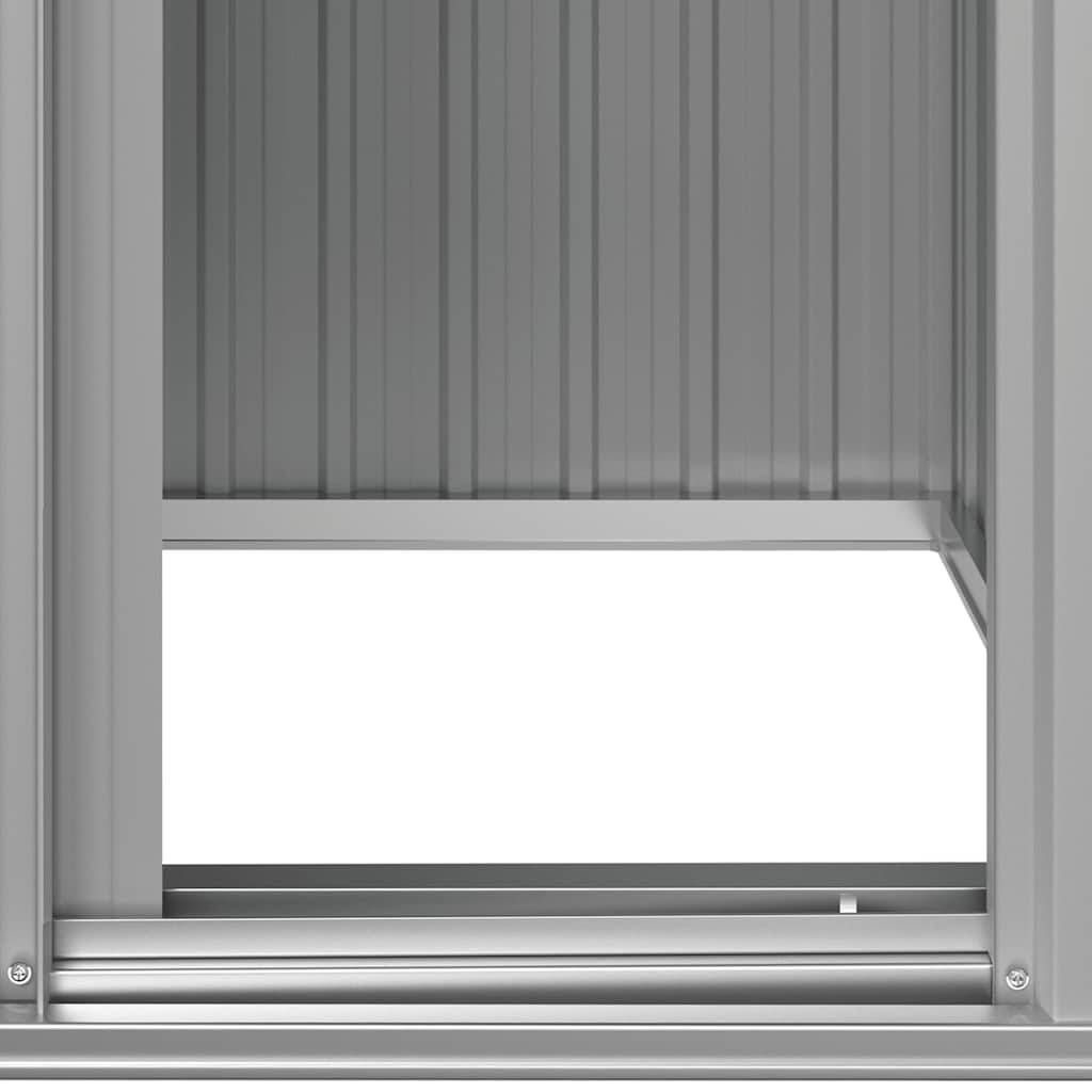 Vidaxl - Abri de jardin Gris 126x97,5x177 cm Métal galvanisé vidaXL 316234 - Image 4