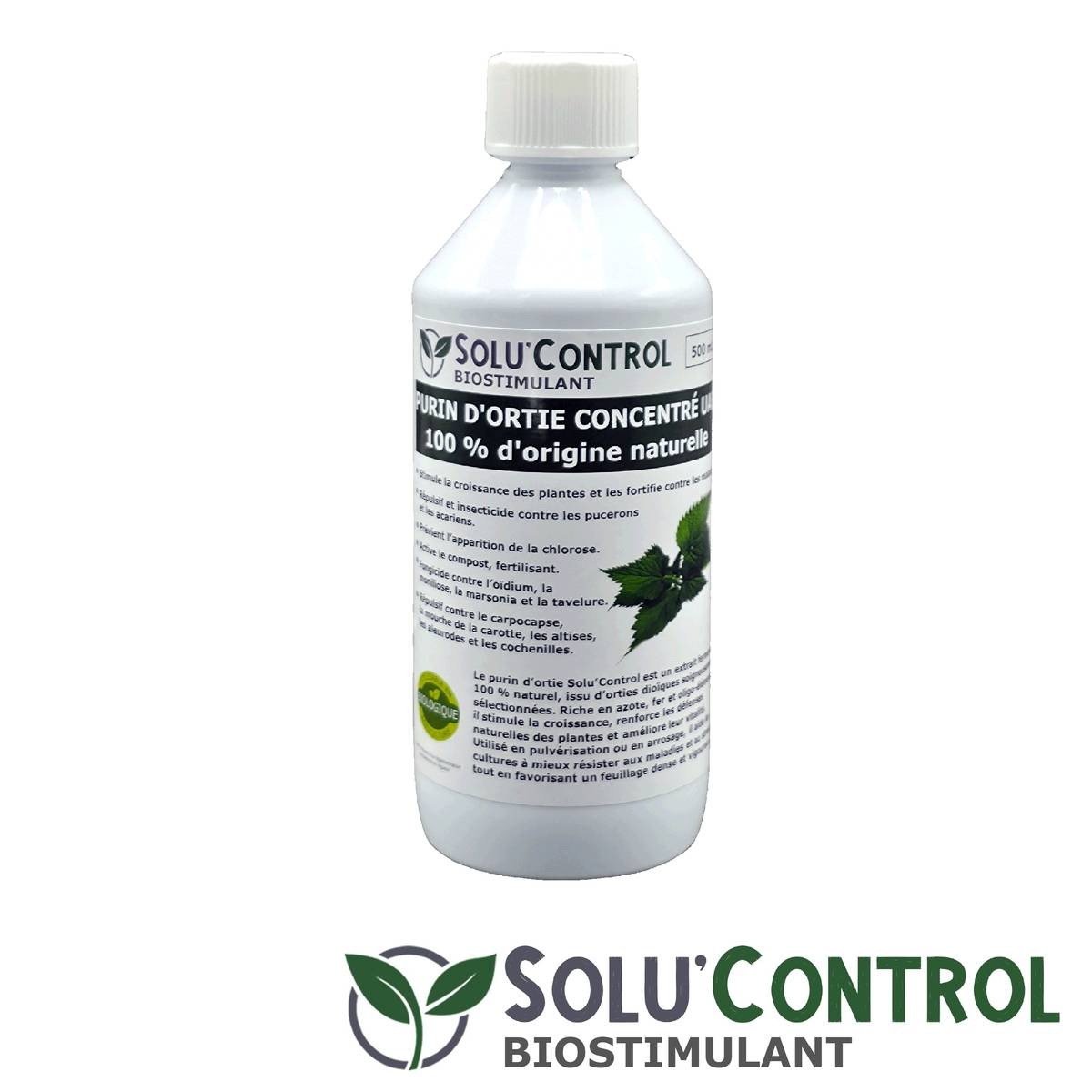 Tout pour les nuisibles - SOLU'CONTROL - Purin d’Ortie Naturel – 500 ml – Produit Végétal – Stimule la Croissance et Renforce les Plantes - Image 3