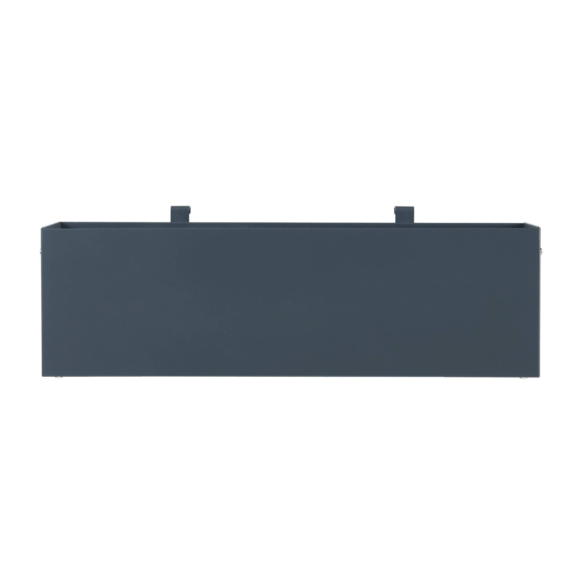 Jardinière suspendue Achtkarspelen acier galvanisé 50 x 12 x 15 cm anthracite [en.casa] - Image 6