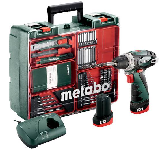 Metabo - Perceuse visseuse sans fil 12V Powermaxx BS Basic Set METABO - 600080880 - Image 1