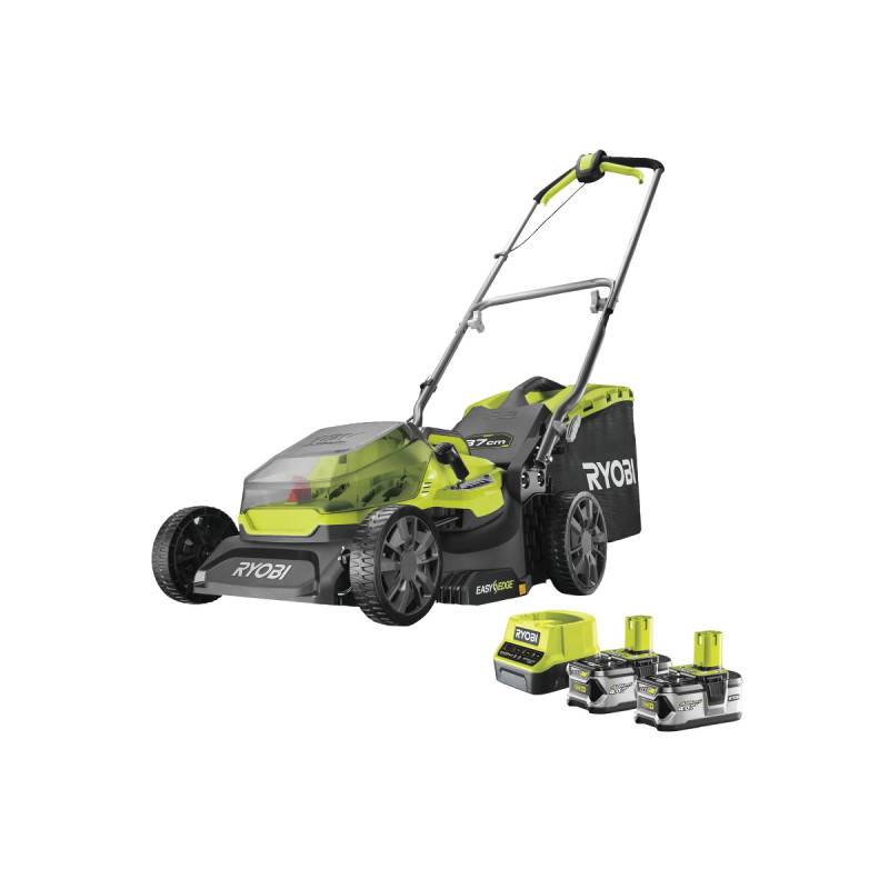 Ryobi - Tondeuse poussée RYOBI 18V One+ - 2 Batteries 4.0Ah - Chargeur - RY18LM37A-240 - Image 1