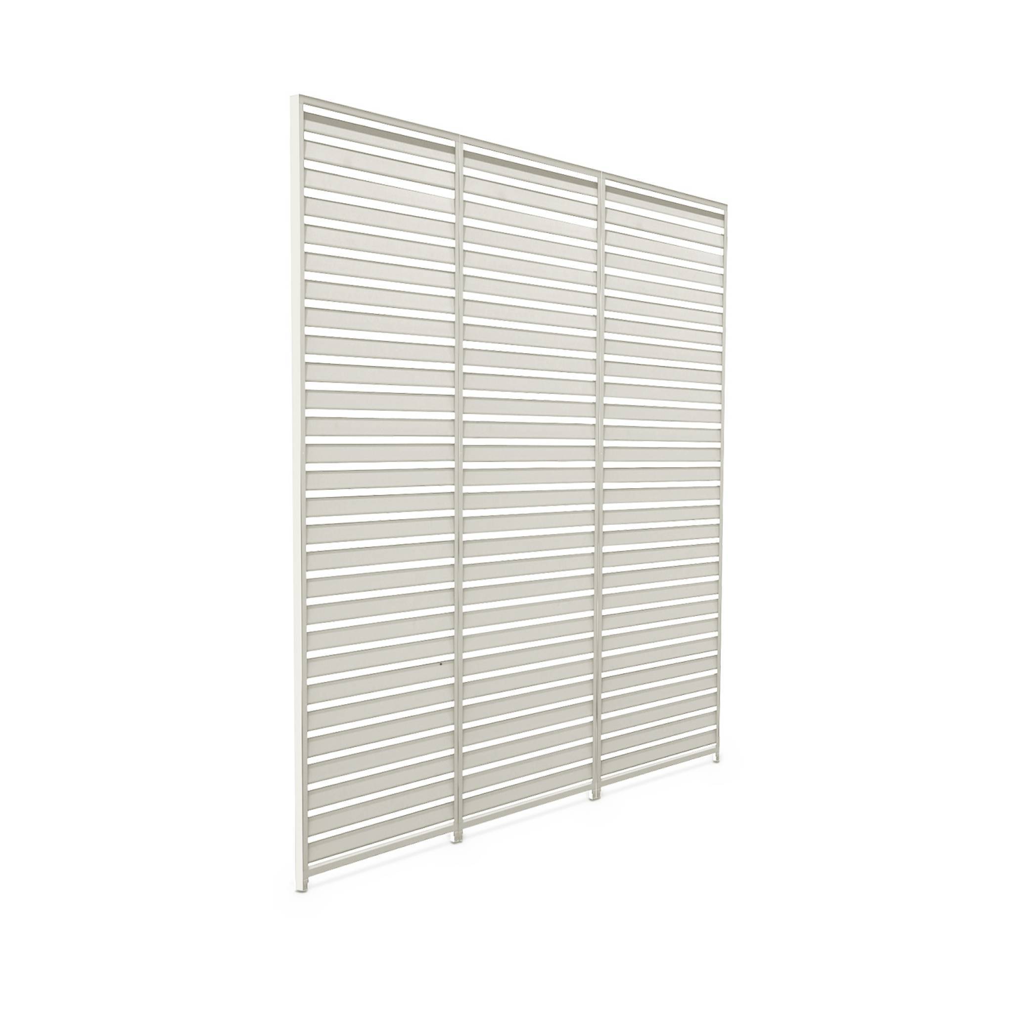 Lot de 3 persiennes beige 100cm pour pergola bioclimatique aluminium 3x3m V2 4x3m 6x3m Triomphe | sweeek - Image 2