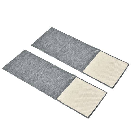 Lot 2 tapis à griffer chat protection canapé meuble sisal suspendu 130cm gris - ComfortXL Outdoor Living - Image 1
