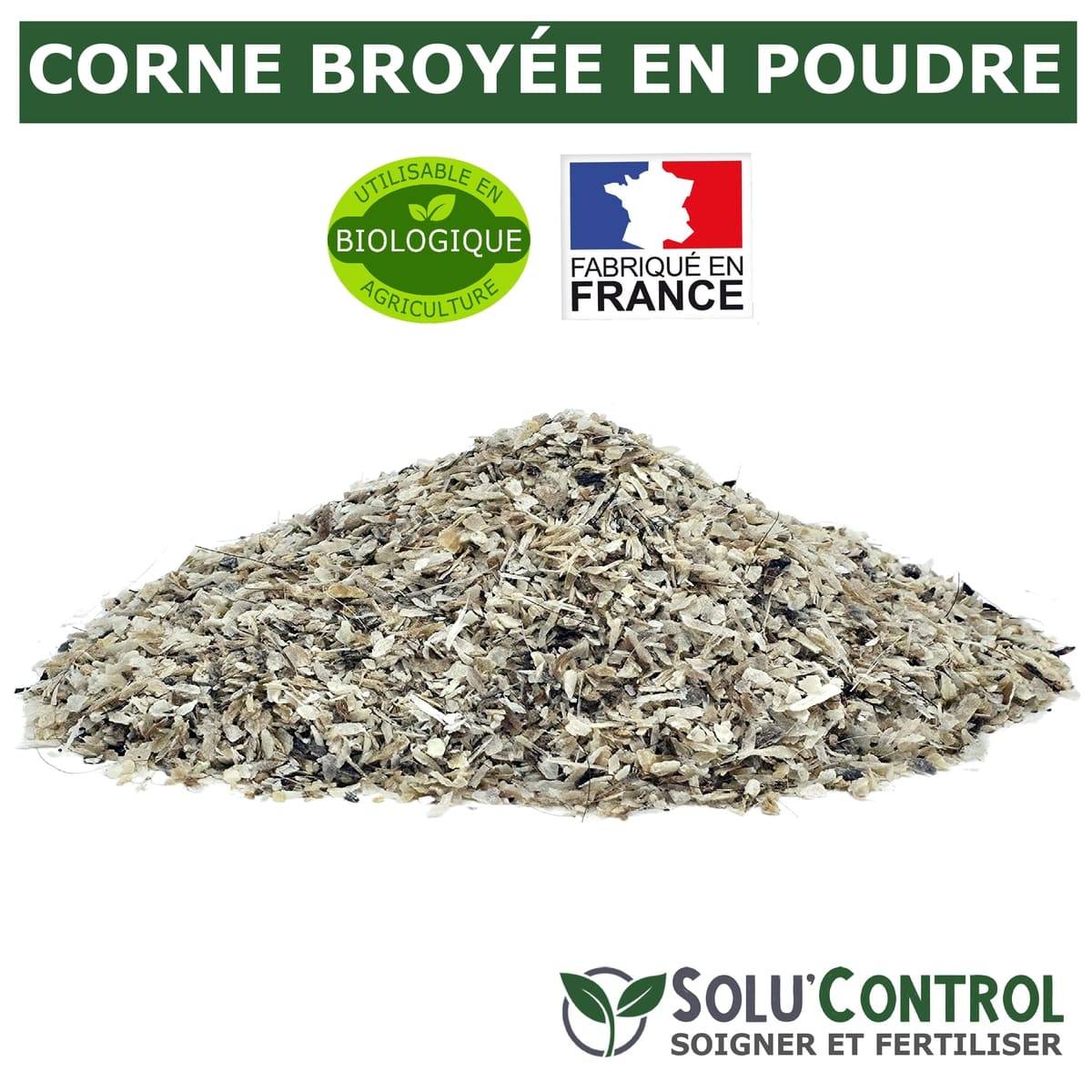 SOLU’CONTROL - 500 g de Corne Broyée en Poudre - Engrais Azoté 100% Naturel-UAB - Image 5