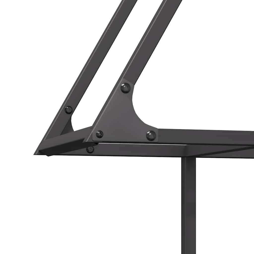 Range-bûches acier robuste pour cheminée intérieur & extérieur Noir 80x90cm – ComfortXL Outdoor Living - Image 7