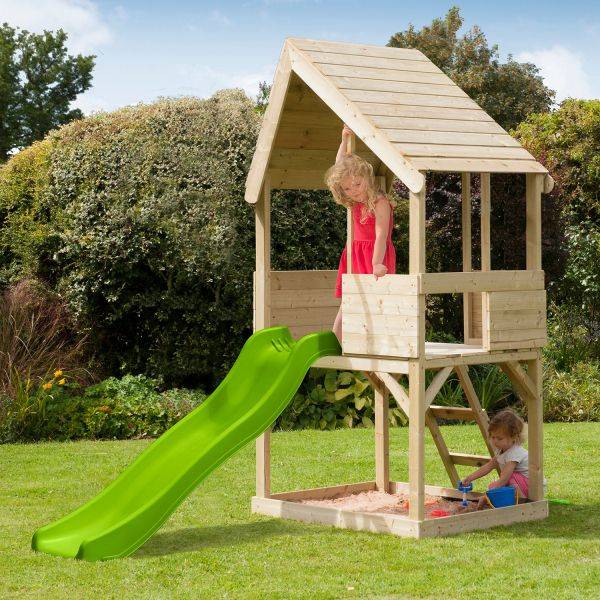 Tp Toys - Cabane enfant sur pilotis avec bac à sable Lookout Avec glissière Tp Toys - Image 2