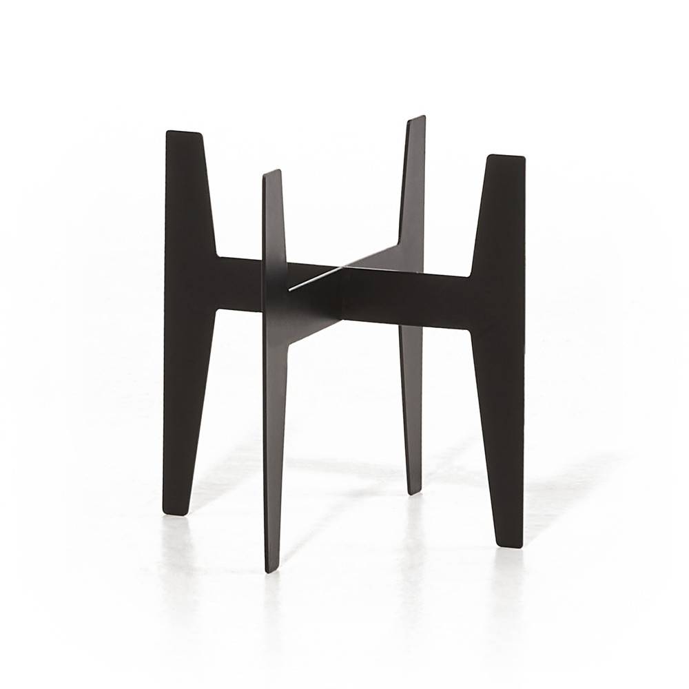 Ecopots - Pieds pour pot Stilts 20 Noir - 22 x 22 x H. 22 cm ECOPOTS - Image 1