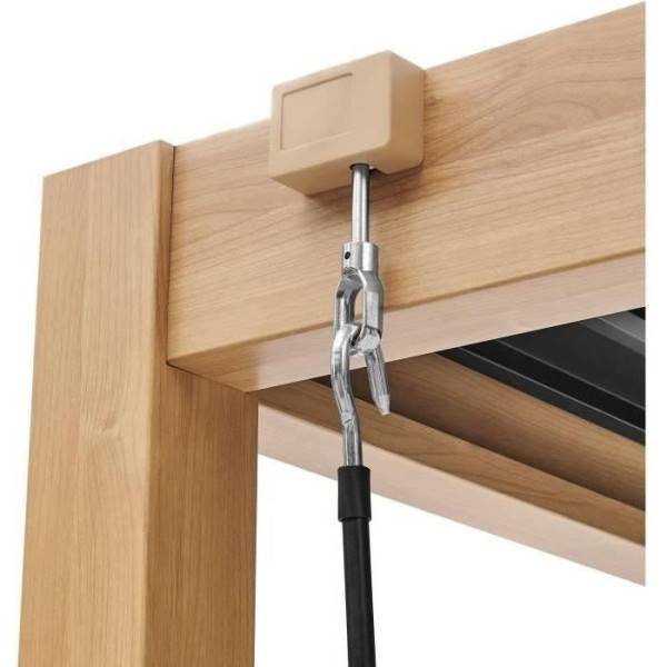 Pergola bioclimatique GAYA - Structure en aluminium et en acier - l300 x P300 x H240 cm - Aspect Bois - Image 6