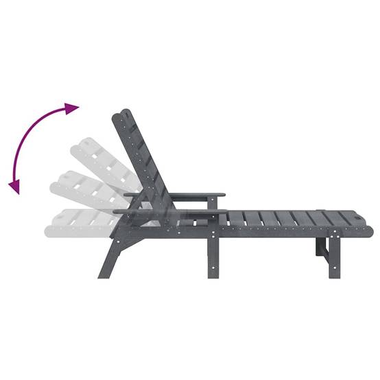 Ensemble 2 Lits de Soleil Résine Plastique Terrasse Gris Clair – ComfortXL Outdoor Living - Image 9