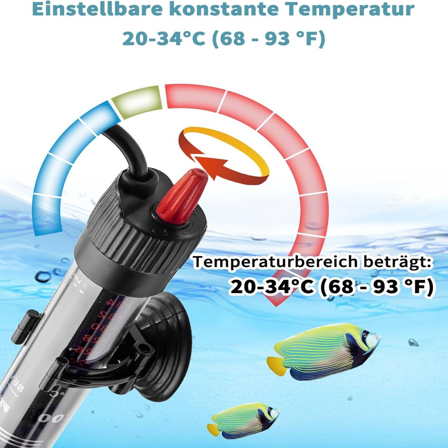 Thermoplongeur 100W pour Aquarium - Jusqu'à 120L DtopbuyAge - Image 2
