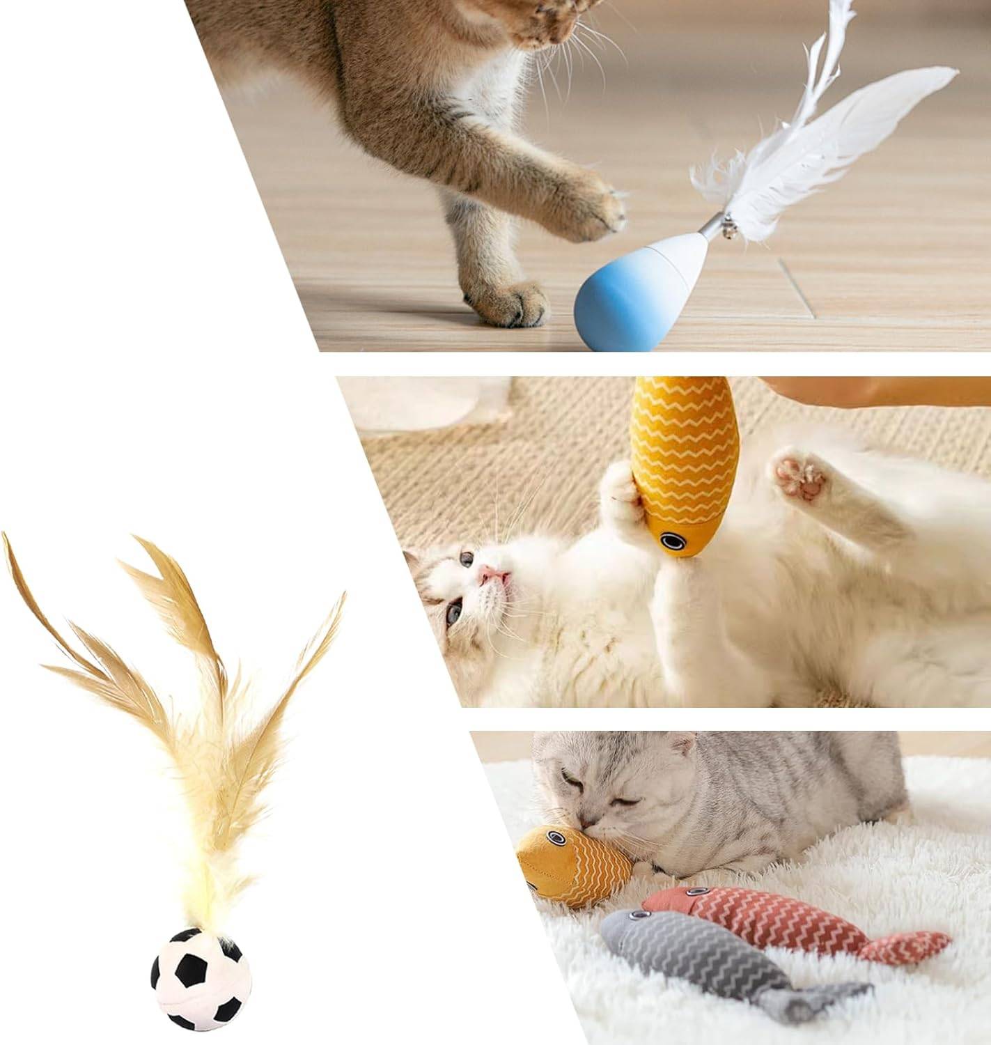 Balle rebondissante pour chat DtopbuyAge - Image 5