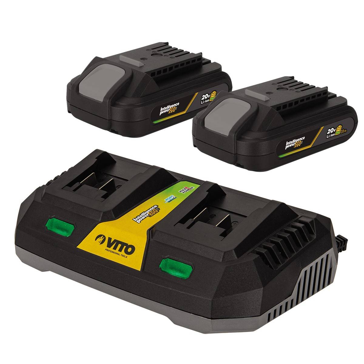 Vito - Souffleur de jardin 40V + 2 Batteries lithium 2AH + Chargeur DOUBLE VITO - Image 2