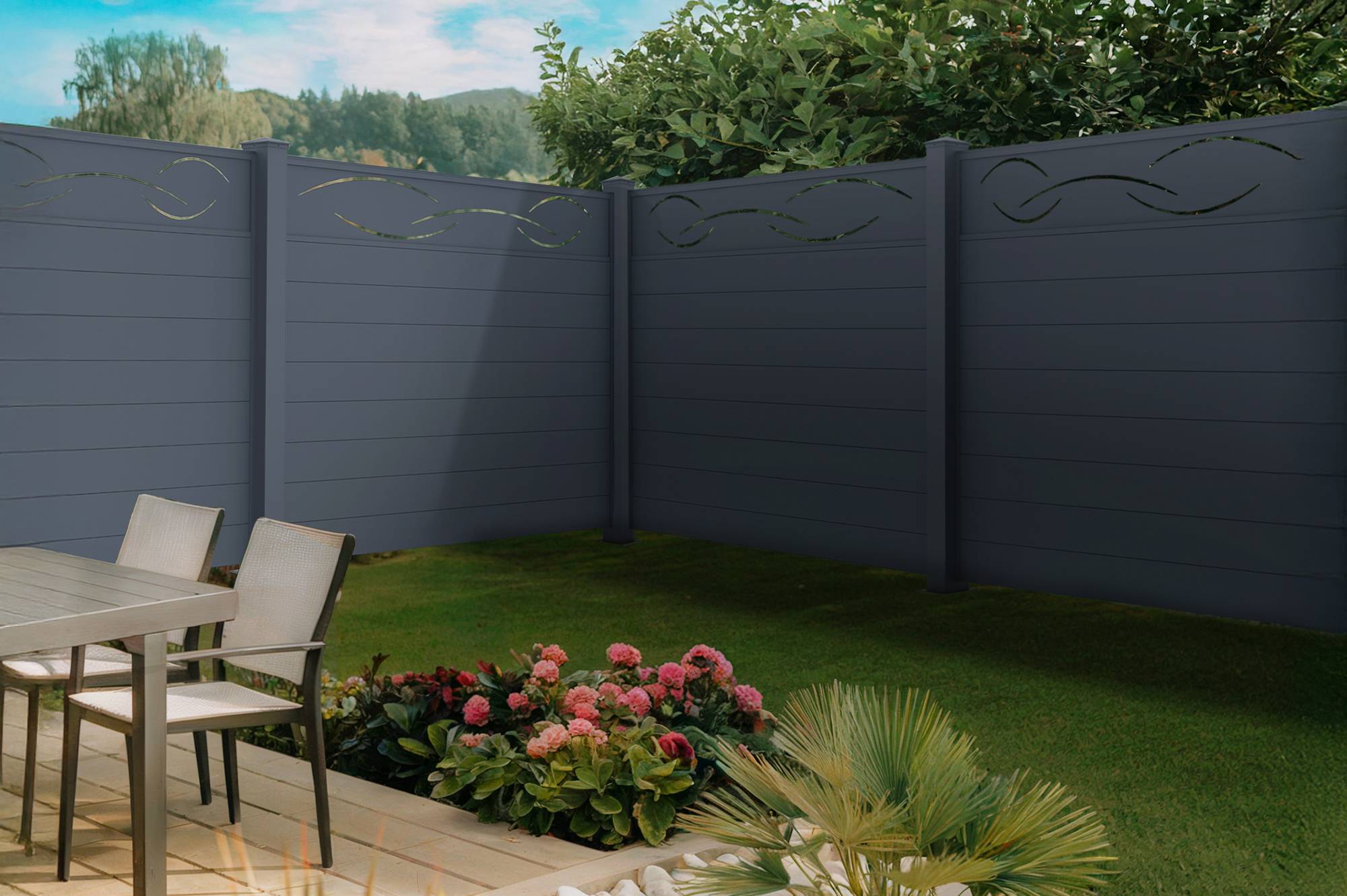 CASANOOV - Casanoov Lot de 5 kits de clôture aluminium LIFE H.170   cm - kits complet 9.5 m - Image 3
