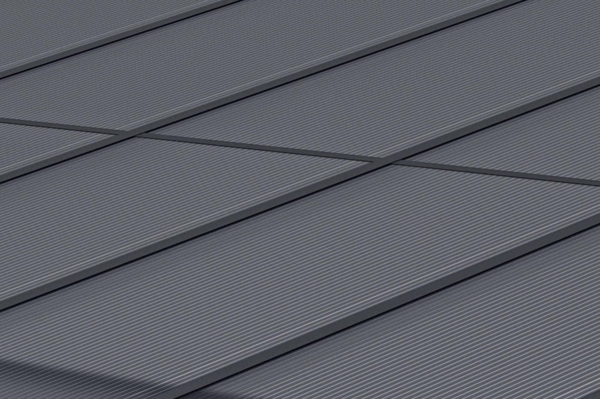 CAZEBOO - Cazeboo Pergola/Carport adossée 9m² KLEO 3x3 m gris - toit terrasse en aluminium et polycarbonate - Image 7