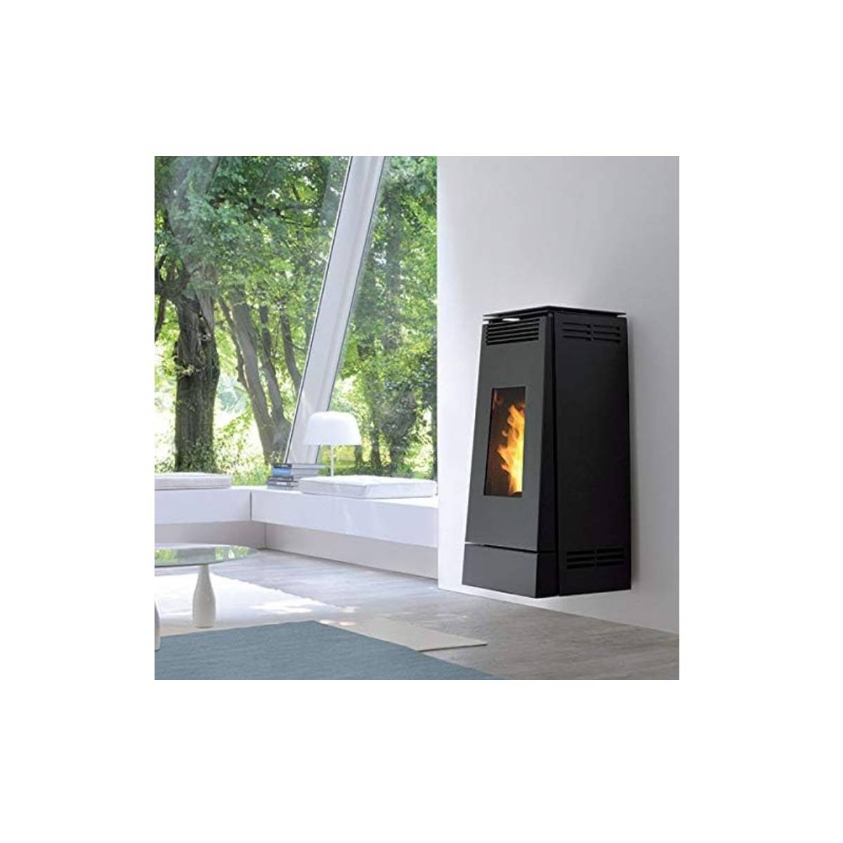 Invicta - Poêle à granulés de bois 6kw noir 6406-44 Invicta - Image 3
