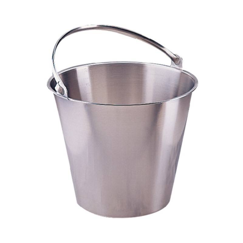Seau inox avec poignée 12 Litres - Jantex - Image 7