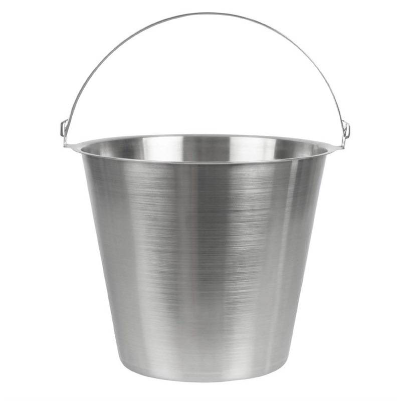 Seau inox avec poignée 12 Litres - Jantex - Image 1