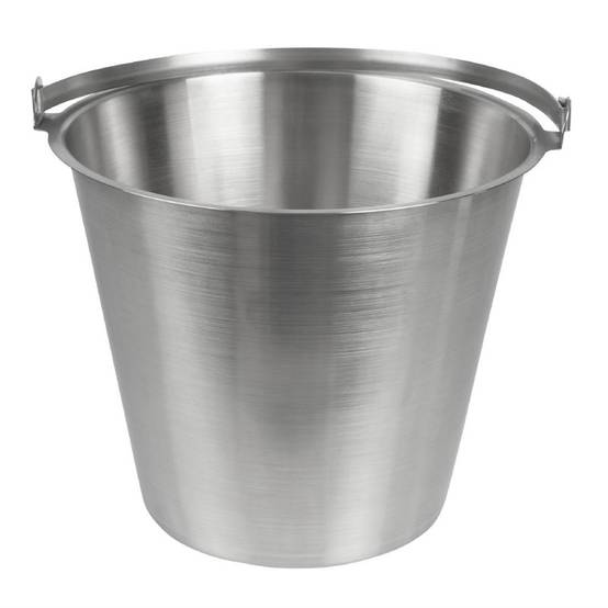 Seau inox avec poignée 12 Litres - Jantex - Image 2