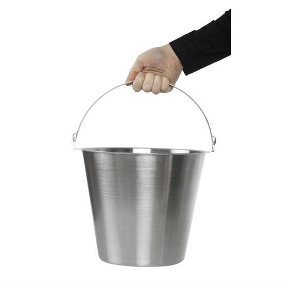 Seau inox avec poignée 12 Litres - Jantex - Image 4