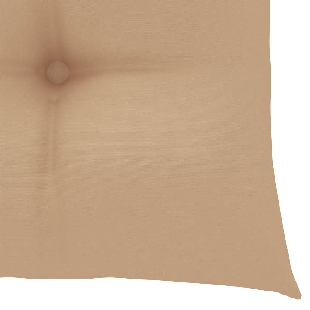 Chaises de jardin teck beige 58 x 60 x 90 cm - PANGIVO - Image 10