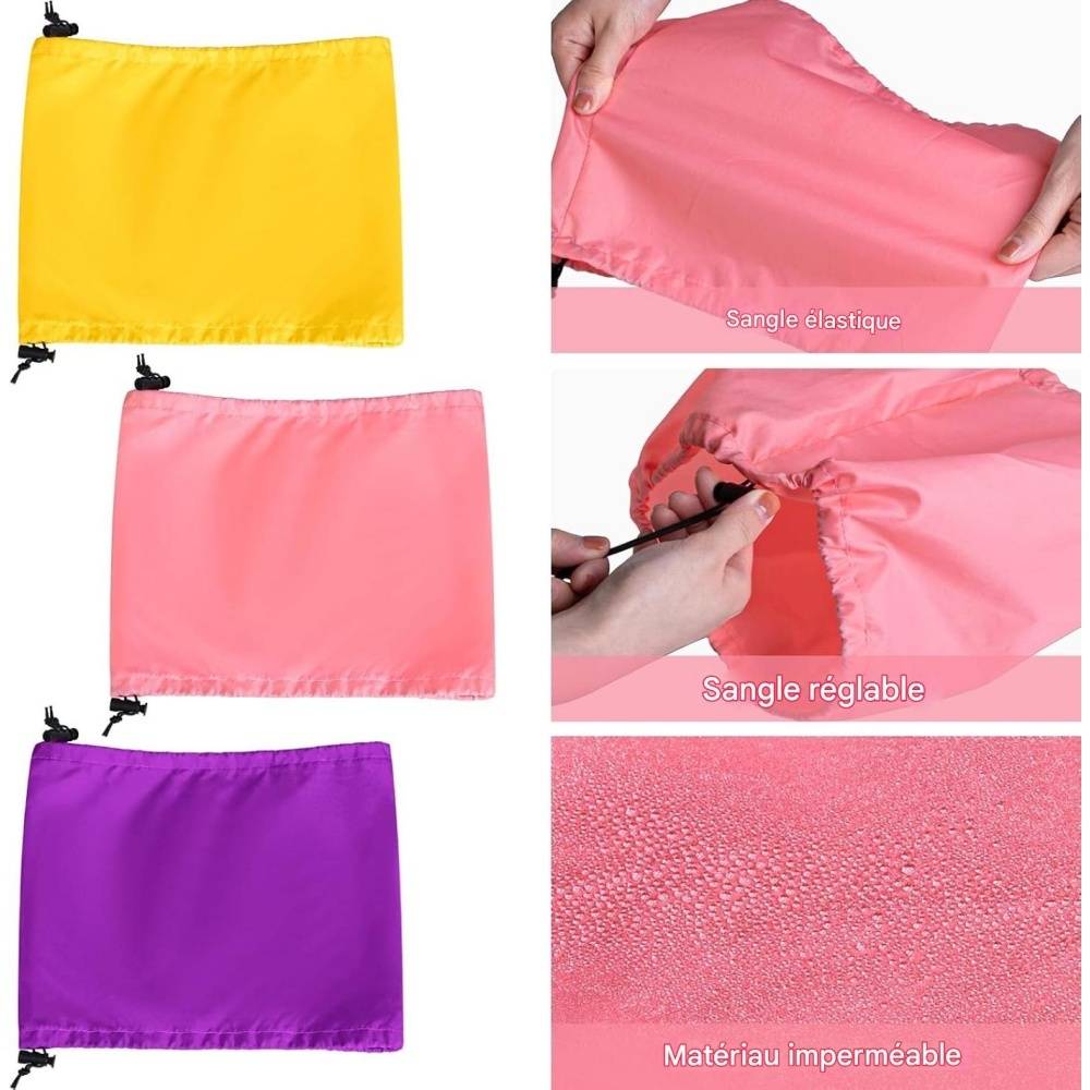 DtopbuyAge - Lot de 3 bonnets de bain pour chien DtopbuyAge - Image 3