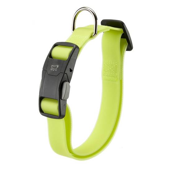 Ferplast - Collier pour Chiens EVOLUTION C25/56 avec Boucle Magnétique, Hypoallergénique, Lavable, Vert - Image 1