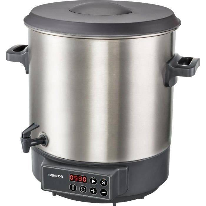 Stérilisateur électrique de bocaux 27 L inox, 1800 W, réglage 30 à 100 °C - SENCOR - Image 1