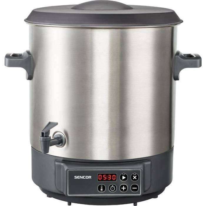 Stérilisateur électrique de bocaux 27 L inox, 1800 W, réglage 30 à 100 °C - SENCOR - Image 2