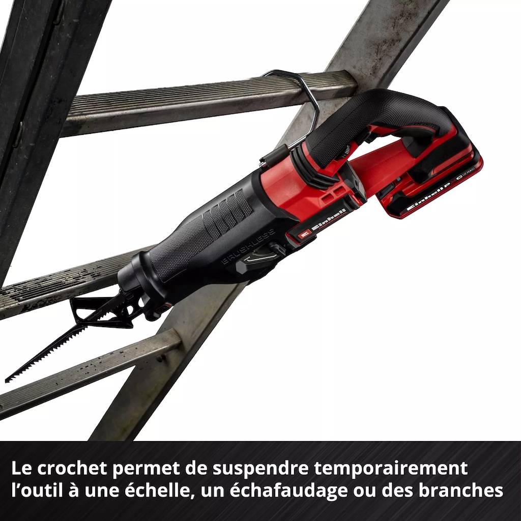Einhell - Scie sabre sans fil - TP-AP 18/32 Li BL-Solo - Course 32 mm - Brushless - Vitesse réglable - Einhell - Image 8