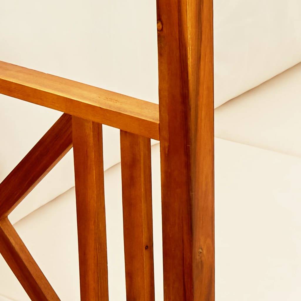 Maison Chic - Banc de jardin - Banc d'extérieur - Banquette avec auvent Bois d'acacia solide-JU13966 - Image 7