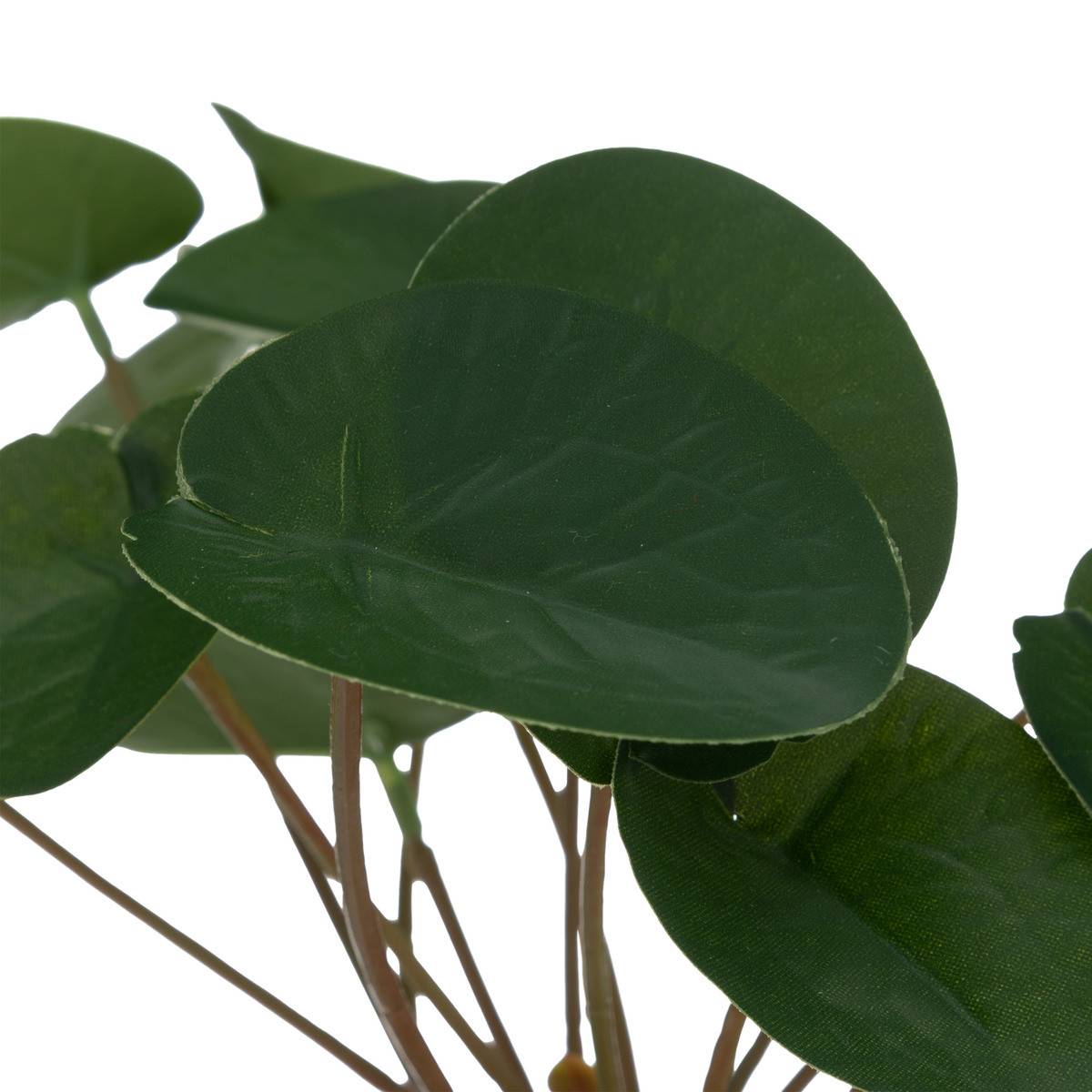 Plante artificielle pot en céramique Blanc cassé et Bambou H 26 cm - Image 2